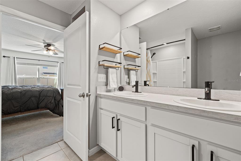 12115 Lily Magnolia Lane Riverview, FL 33569 - Photo 19 of 41 a en suite bathroom with a sink and mirror
