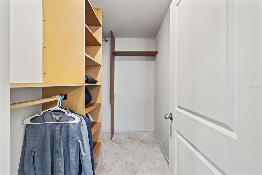 12115 Lily Magnolia Lane Riverview, FL 33569 - Photo 22 of 41 a view of walk in closet with empty racks