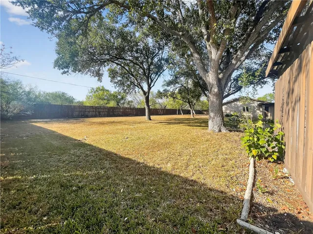 a view of outdoor space with garden