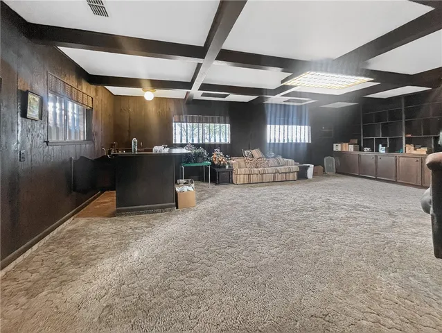 a view of a livingroom with furniture