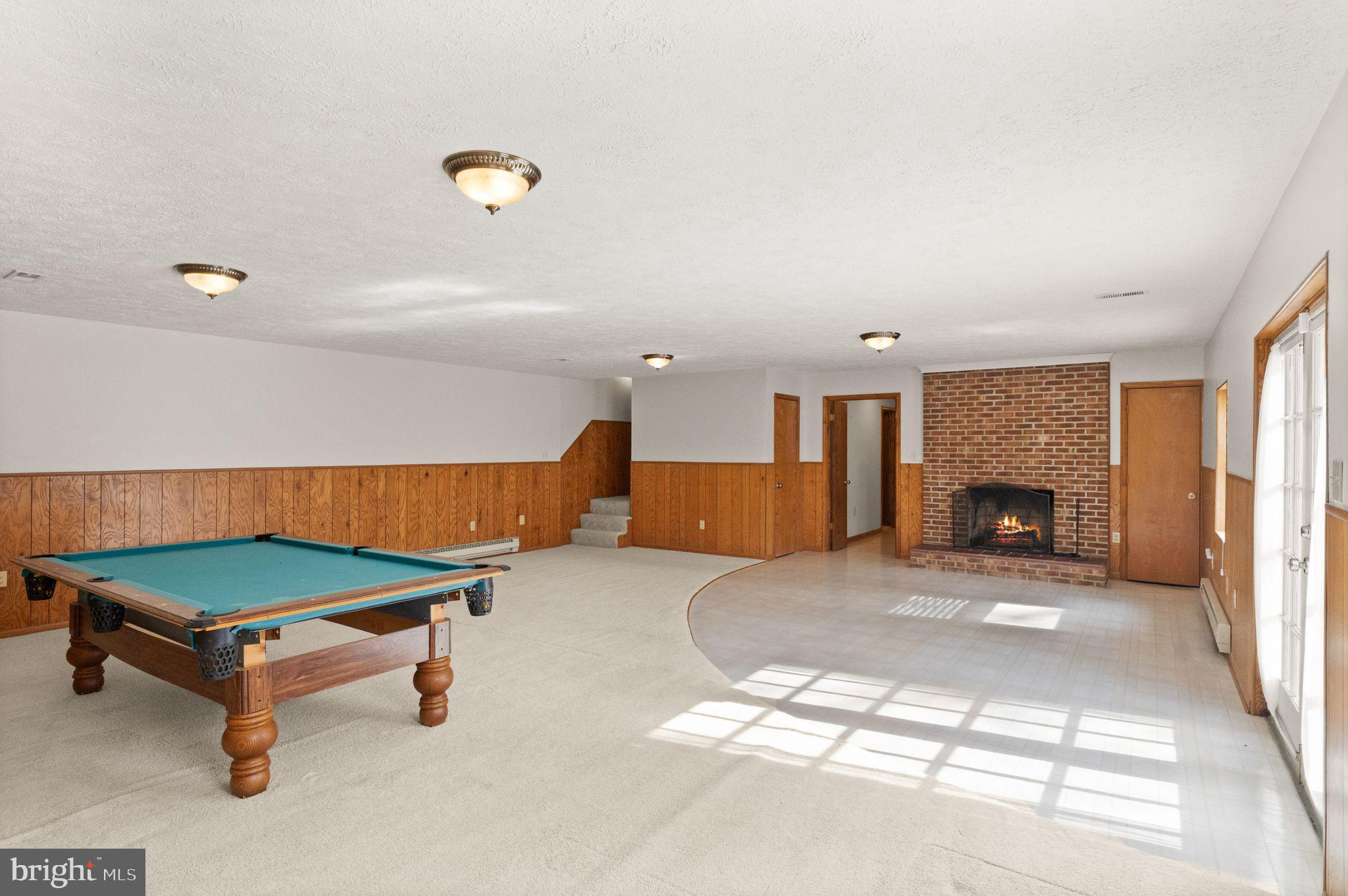 3801 Russell Road Woodbridge, VA 22192 - Photo 34 of 74 Large basement with fireplace.