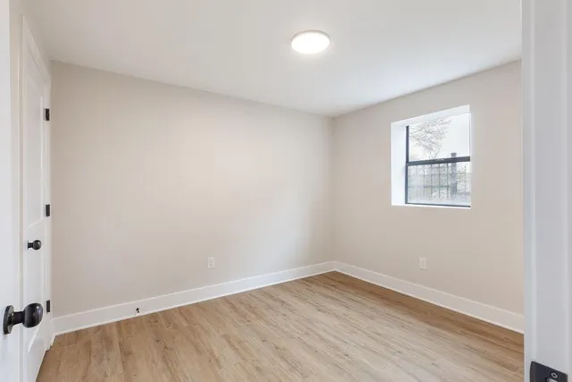 wooden floor in an empty room