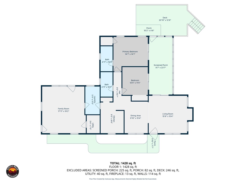 103 Cove Lane Murphy, NC 28906 - Photo 15 of 15 a picture of a floor plan