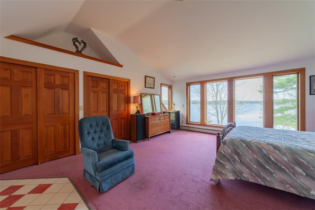 41 Highland Ridge Road Boothbay, ME 04537 - Photo 17 of 22 Master bedroom with cathedral...