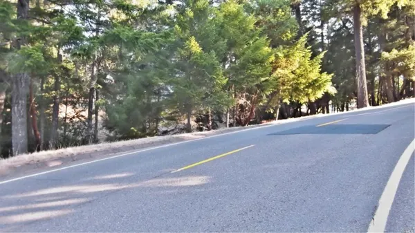 a view of a street from a window