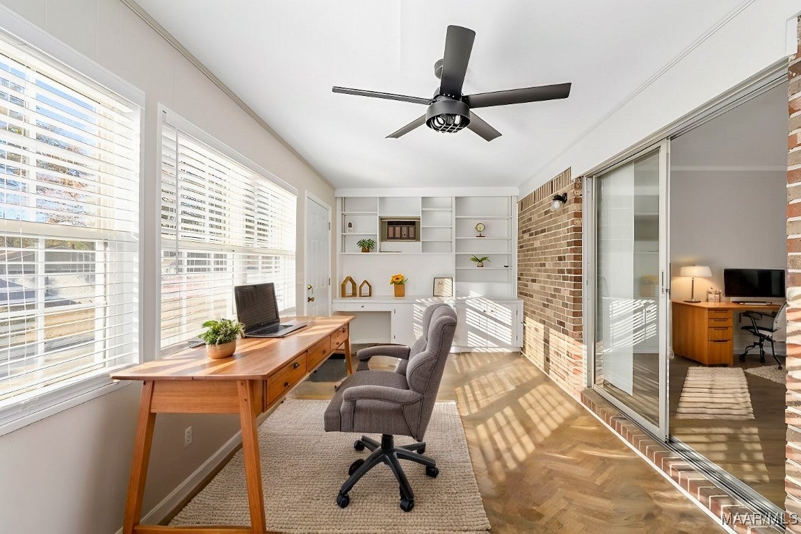 1902 Adrian Road Dothan, AL 36303 - Photo 9 of 27 Sunroom/Office- AI Virtual Staging