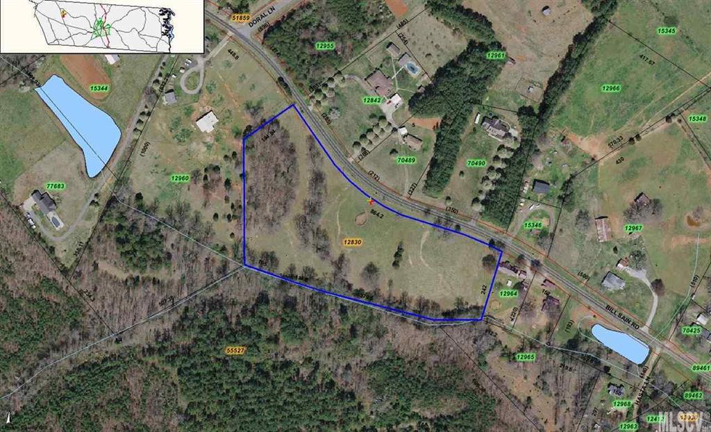 0 Bill Sain Road Vale, NC 28168 - Photo 6 of 6 an aerial view of a residential houses with outdoor space