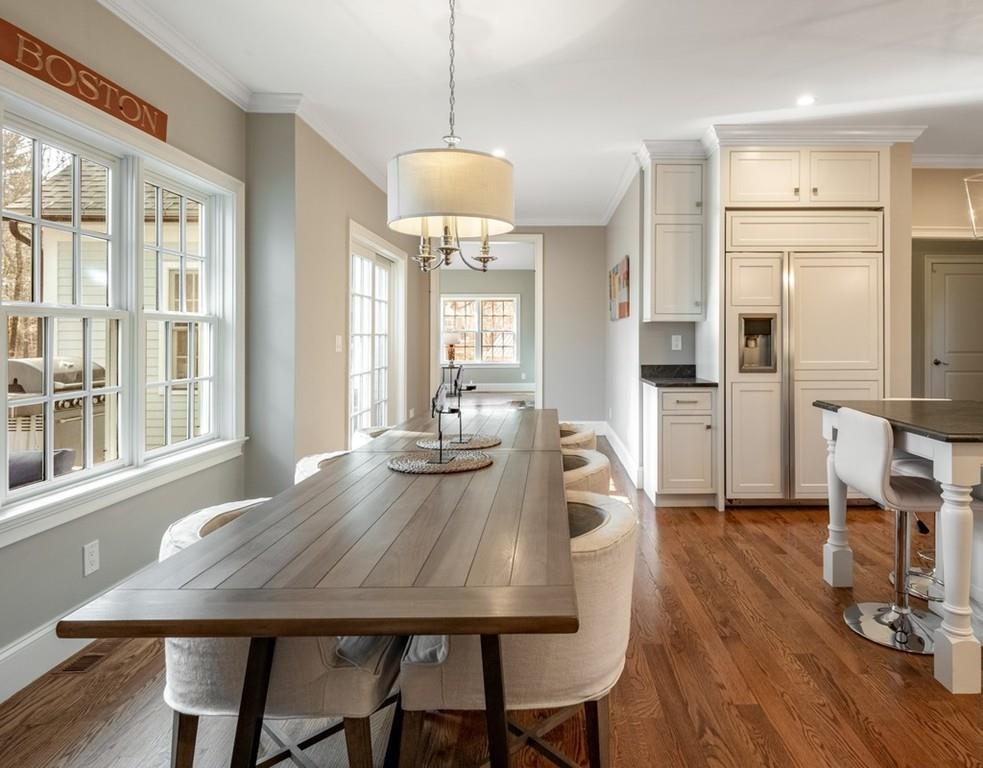 427 Lowell Road Concord, MA 01742 - Photo 9 of 35 a view of a dining room with furniture window and wooden floor