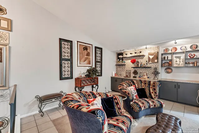 a view of a livingroom with furniture