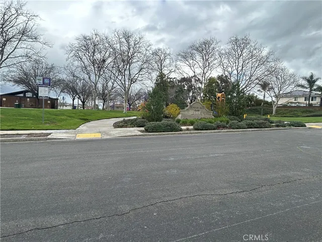 a view of road and trees