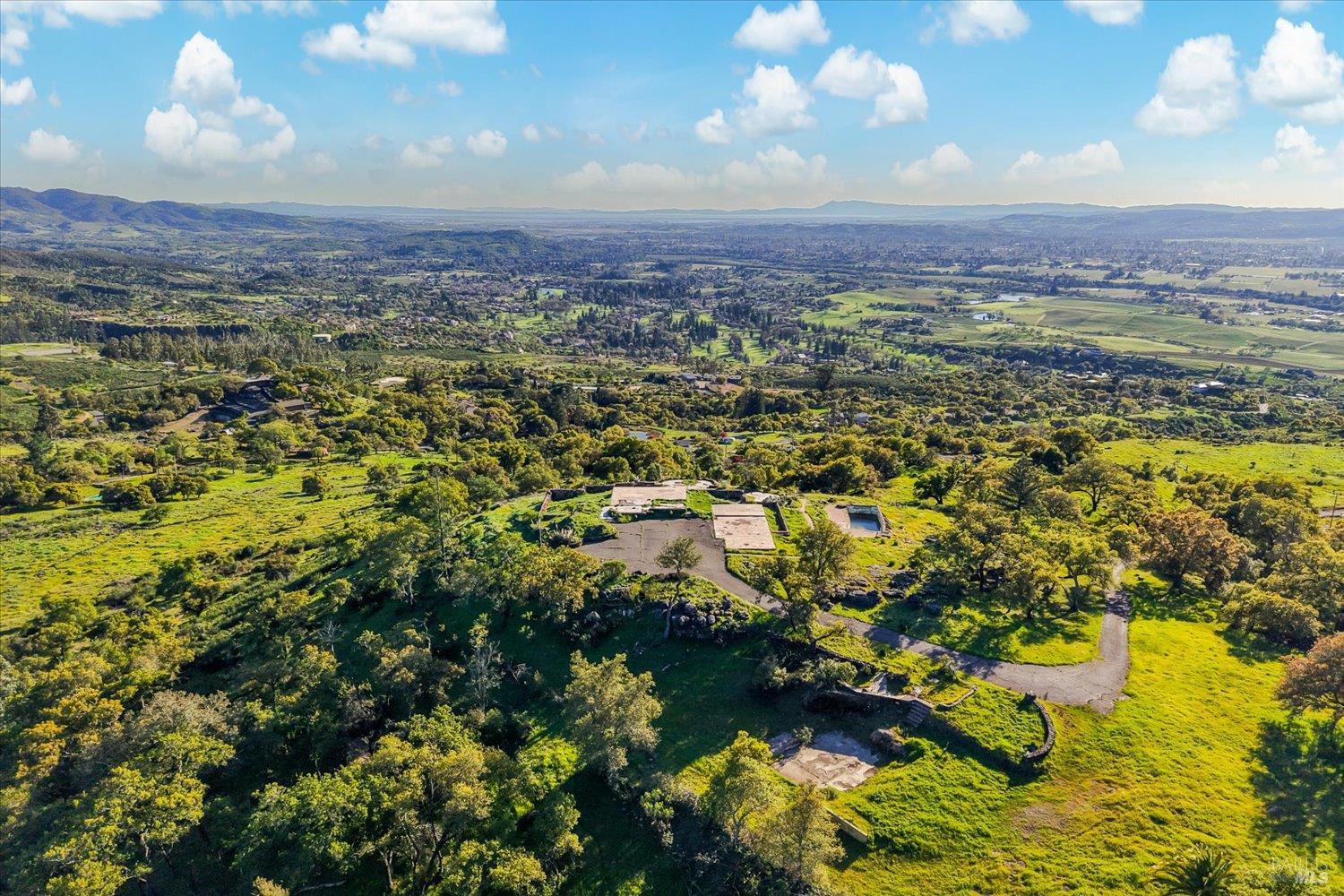 2355 Atlas Peak Road Napa, CA 94558 - Photo 8 of 24 Former building site with panoramic views south over Napa and to San Francisco Bay & Mt. Tam