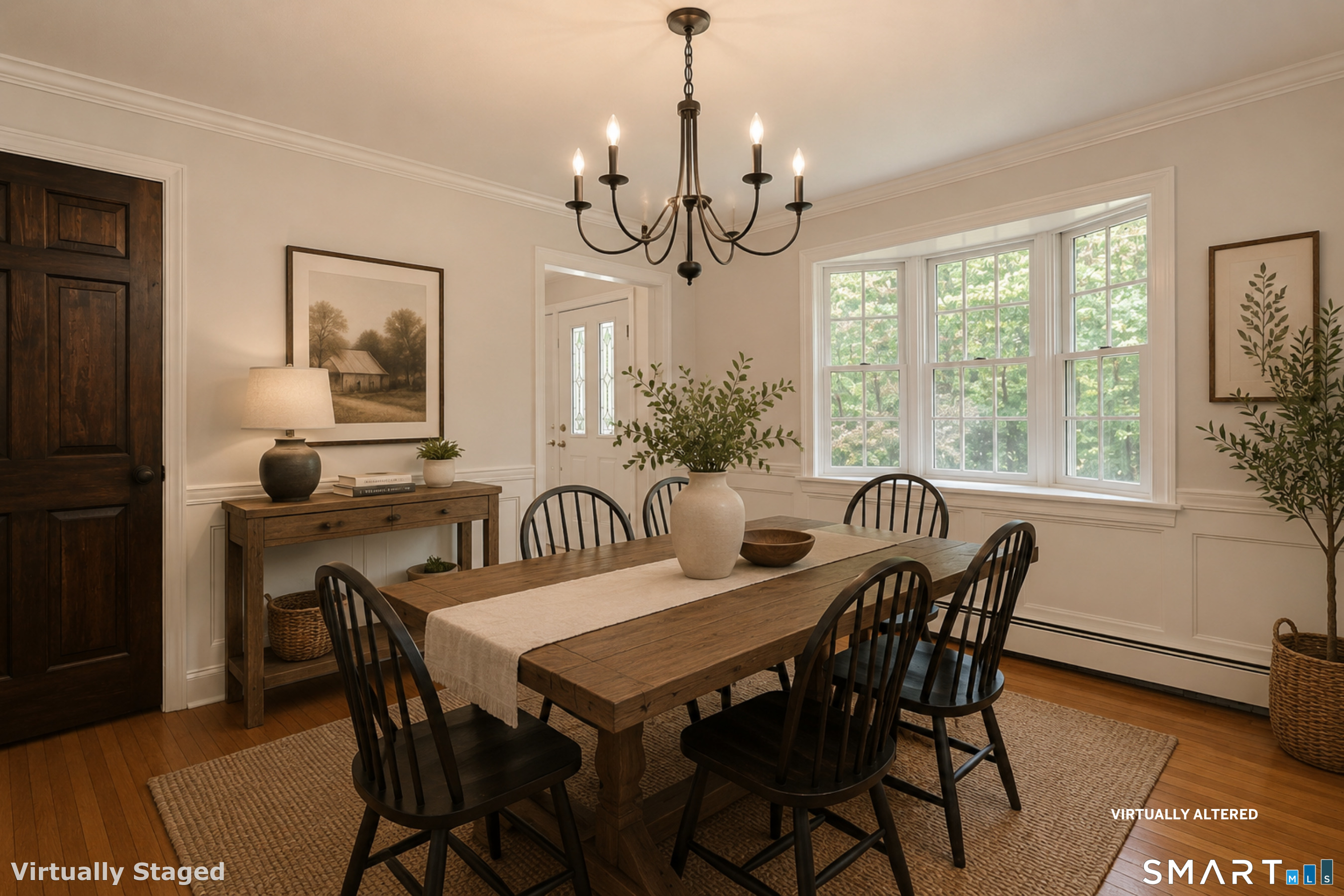 145 Wilton Road East Ridgefield, CT 06877 - Photo 9 of 35 a view of a dining room with furniture window and outside view