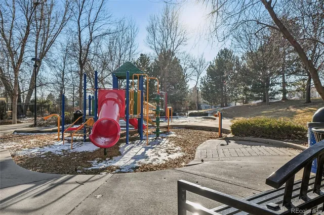 a view of outdoor space with garden and entertaining space