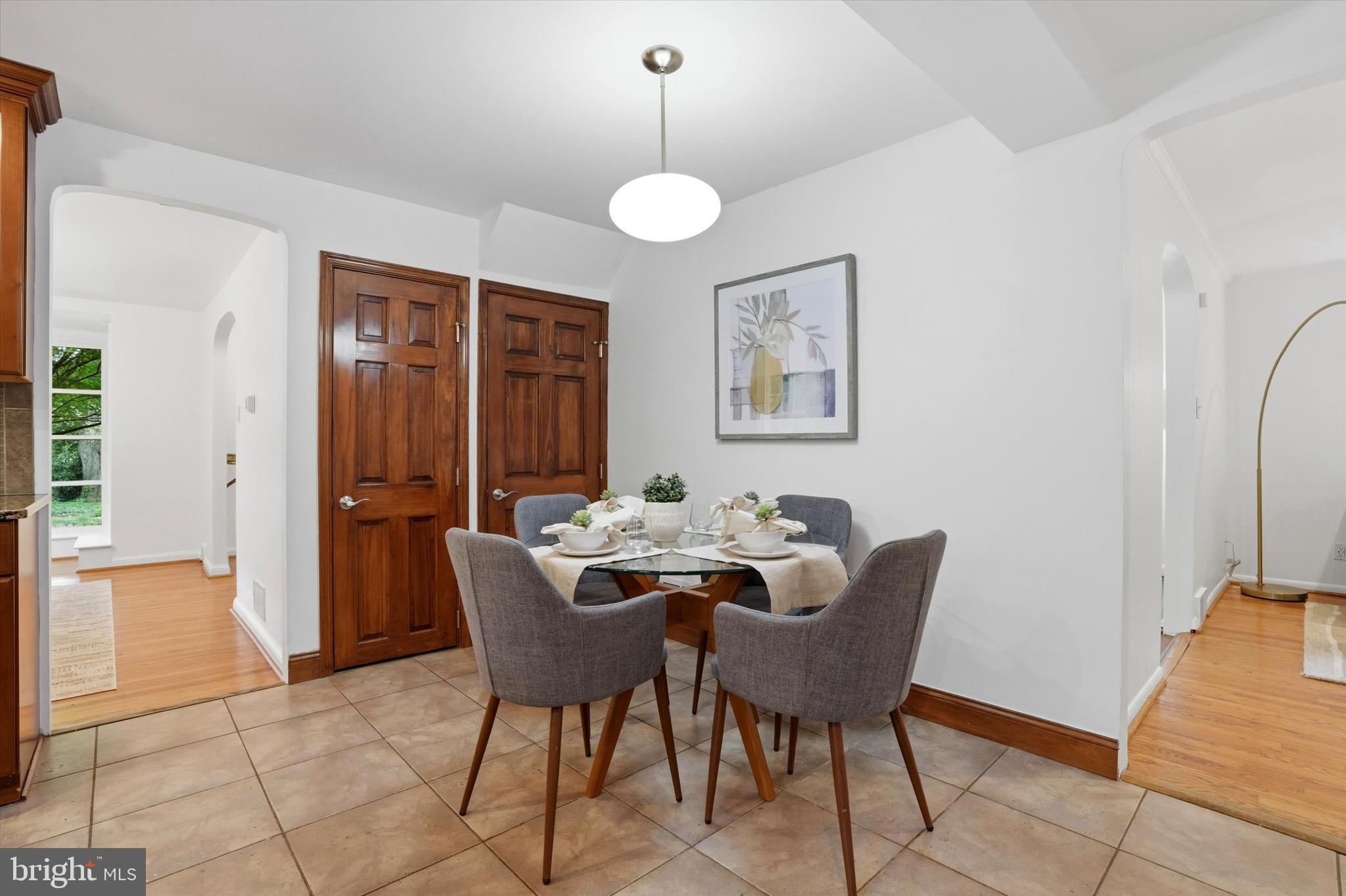 518 Winding Way Merion Station, PA 19066 - Photo 17 of 40 Eat In Kitchen w Pantry & Entrance to Basement