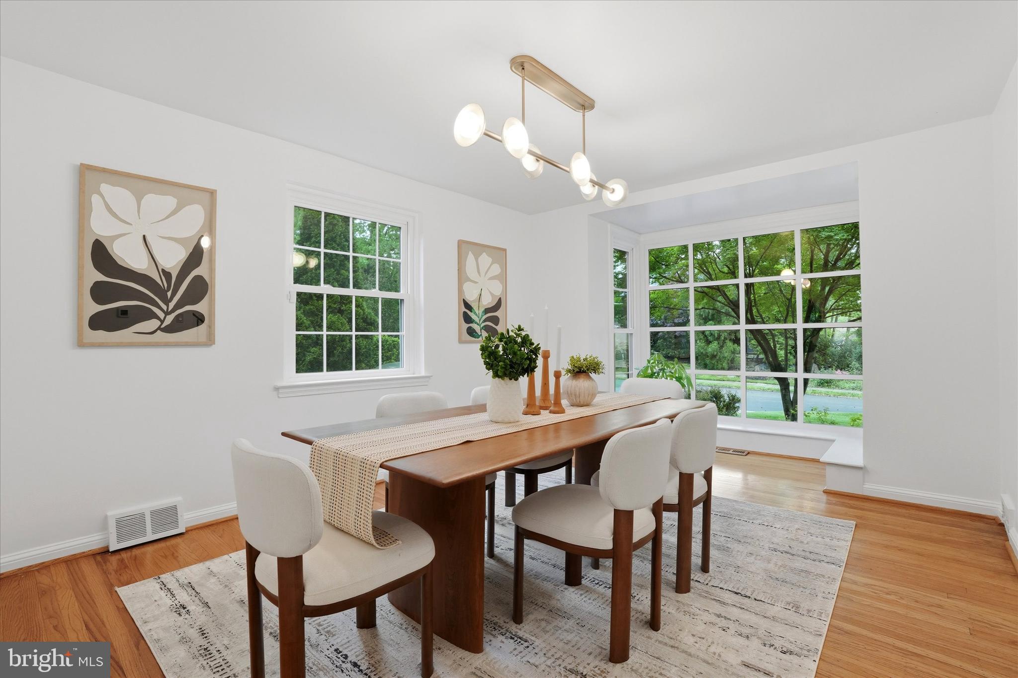 518 Winding Way Merion Station, PA 19066 - Photo 19 of 40 Formal Dining Room Also With Wall of Windows!