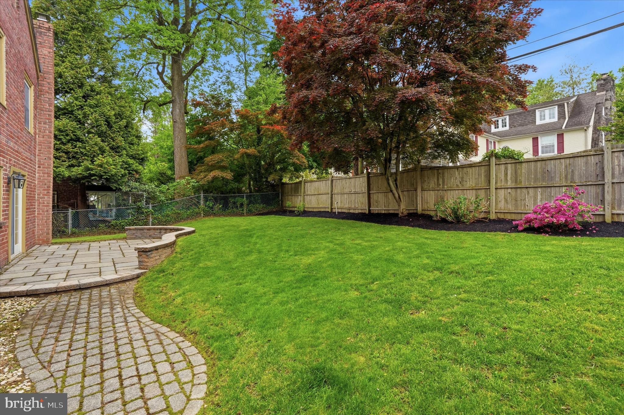 518 Winding Way Merion Station, PA 19066 - Photo 33 of 40 Flat and Fenced in Back Yard