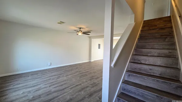 wooden floor in an empty room