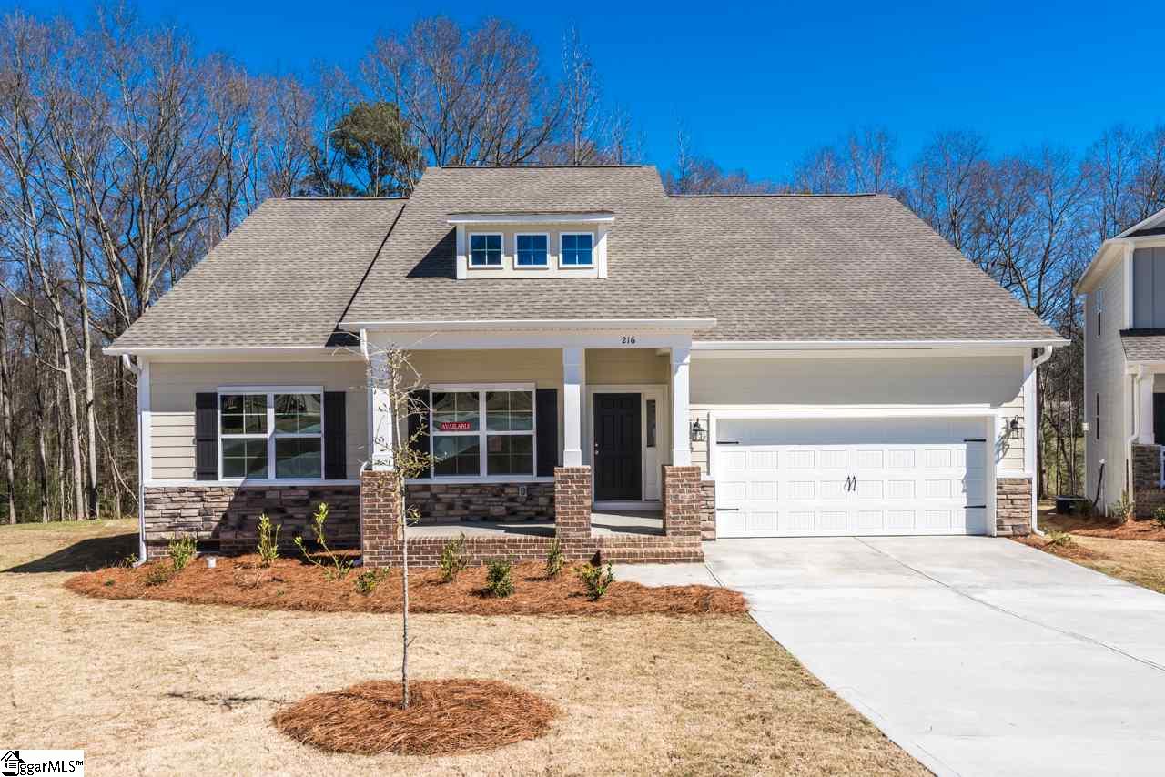 1-story, 3 bed/2 bath home with bonus room above garage.