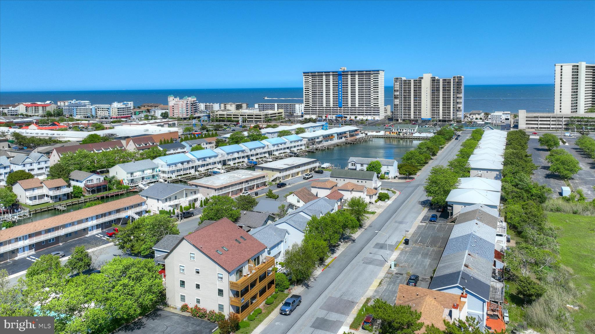 132 Jamestown Road, Unit 601 Ocean City, MD 21842 - Photo 28 of 37 a view of a city with tall buildings