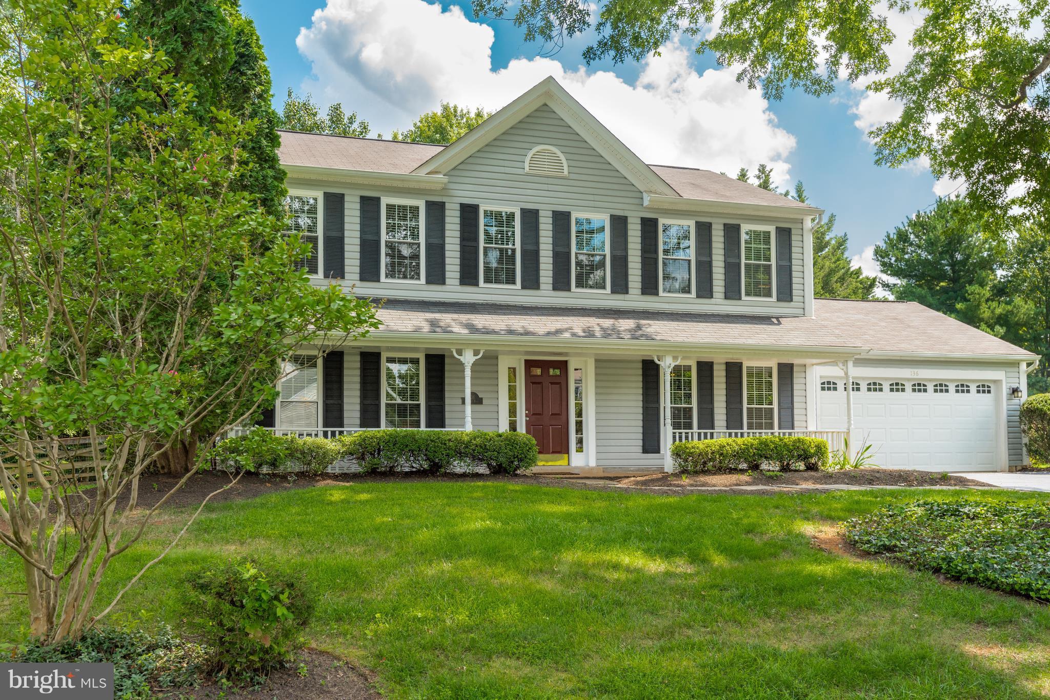 Large Front Porch and .34 acre lot