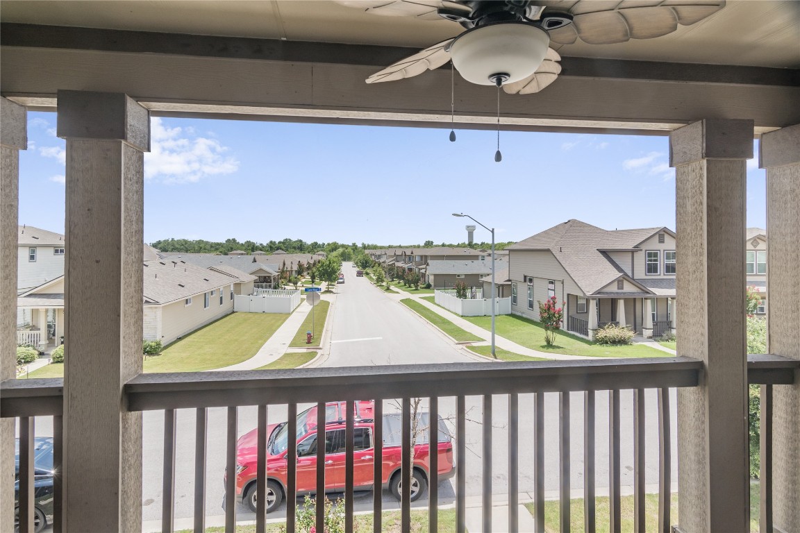 332 Cane River Road Pflugerville, TX 78660 - Photo 11 of 30 a view of a balcony with furniture