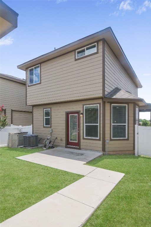 332 Cane River Road Pflugerville, TX 78660 - Photo 27 of 30 a front view of house with yard and green space