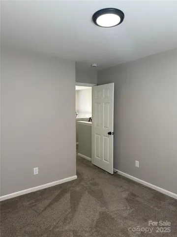 an empty room and window