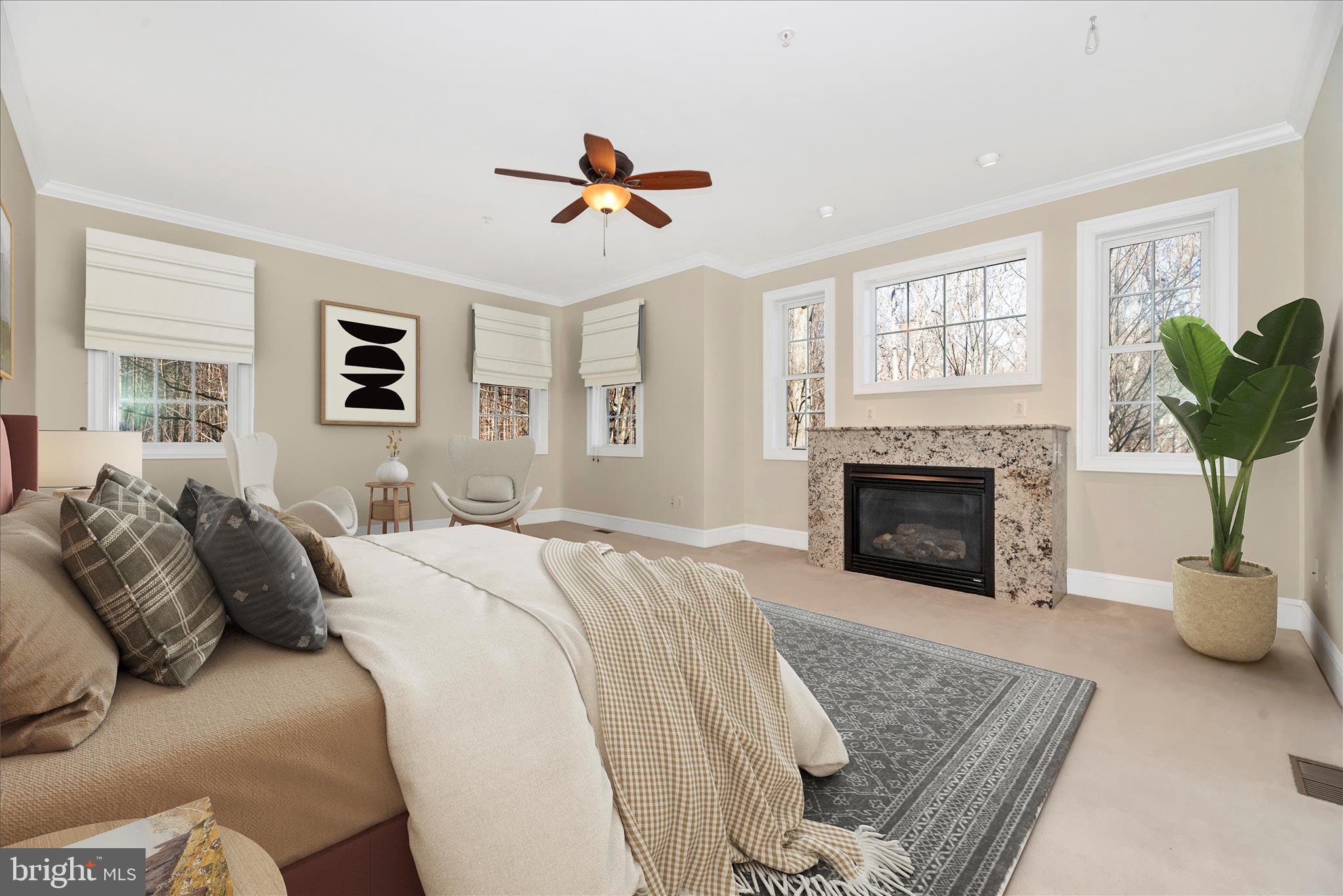 6216 Mt Phillip Road Frederick, MD 21703 - Photo 24 of 58 Virtually Staged Main Level Primary Bedroom