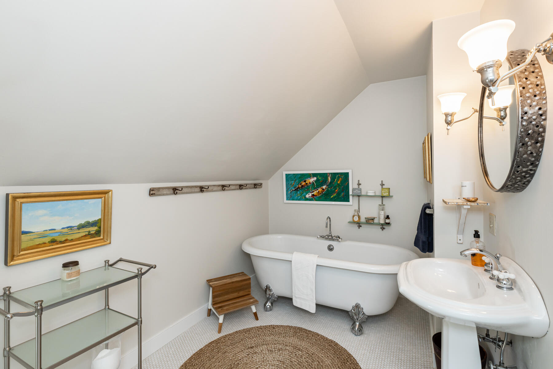 145 Henry's Road Brewster, MA 02631 - Photo 33 of 54 a bathroom with a sink and a mirror