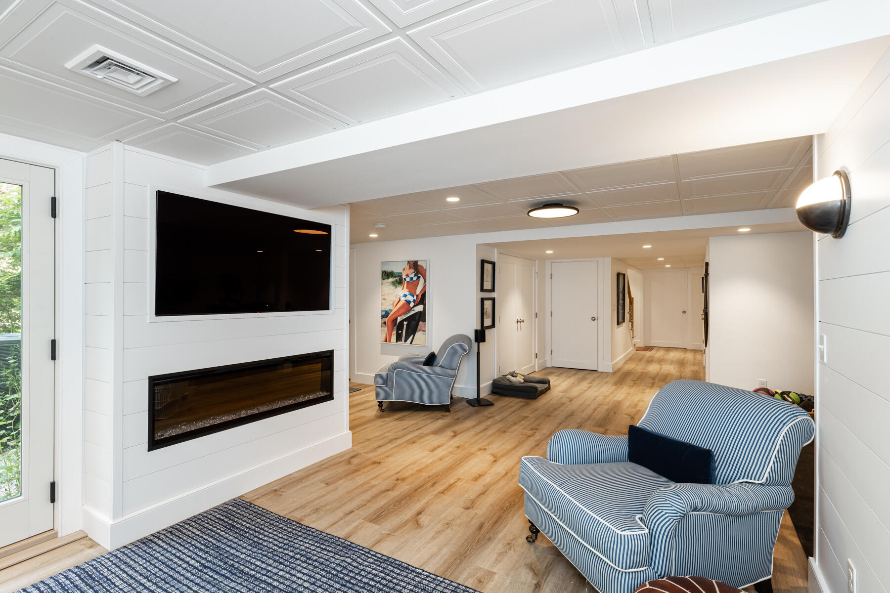 145 Henry's Road Brewster, MA 02631 - Photo 51 of 54 a living room with furniture and a flat screen tv