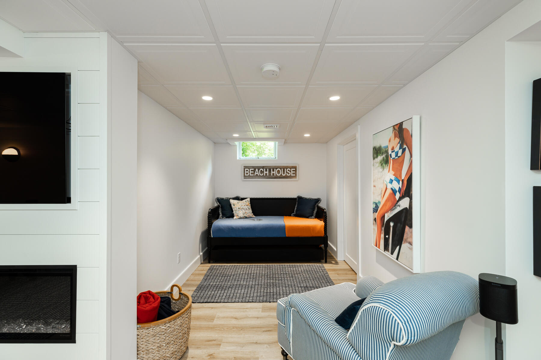 145 Henry's Road Brewster, MA 02631 - Photo 52 of 54 a living room with furniture and a fireplace