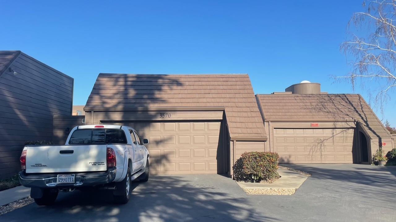 a front view of a house with entryway