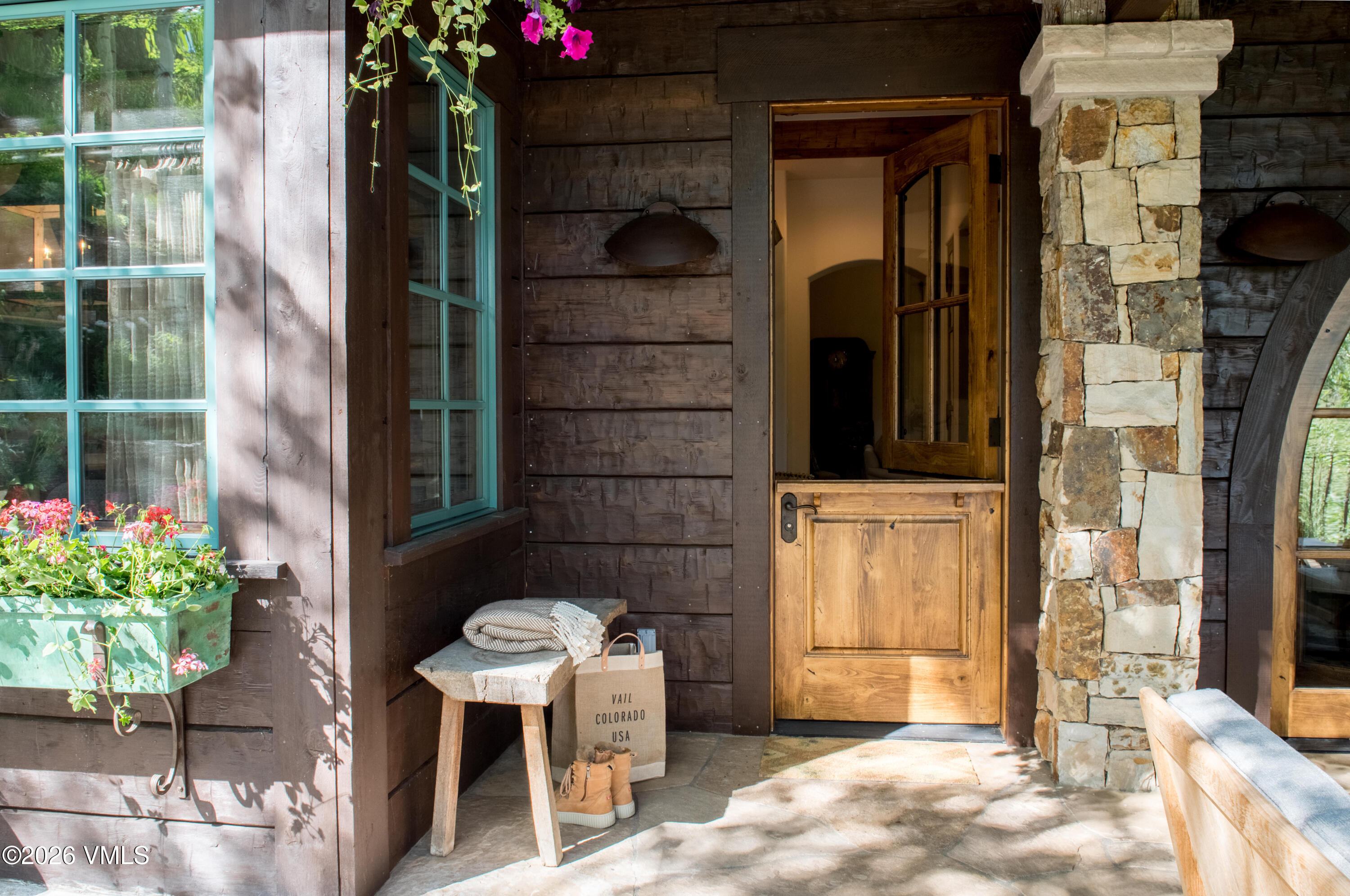 1631 Buffehr Creek Road Vail, CO 81657 - Photo 9 of 13 1631 back patio