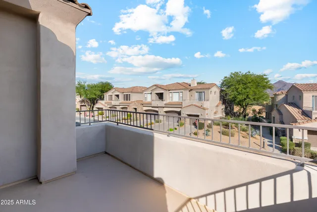 a view of balcony with city view