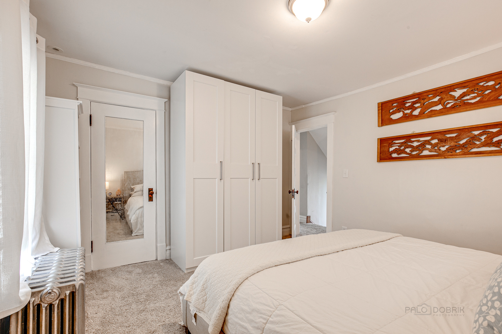 120 Atteridge Road Lake Forest, IL 60045 - Photo 14 of 26 a bedroom with a bed and utility room with closet