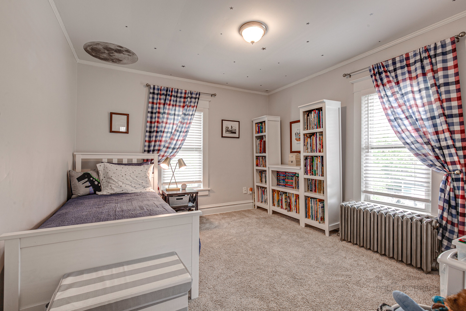 120 Atteridge Road Lake Forest, IL 60045 - Photo 16 of 26 a bedroom with furniture and a book shelf