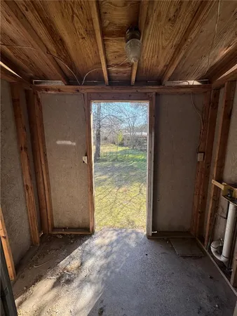 a view of a room with window