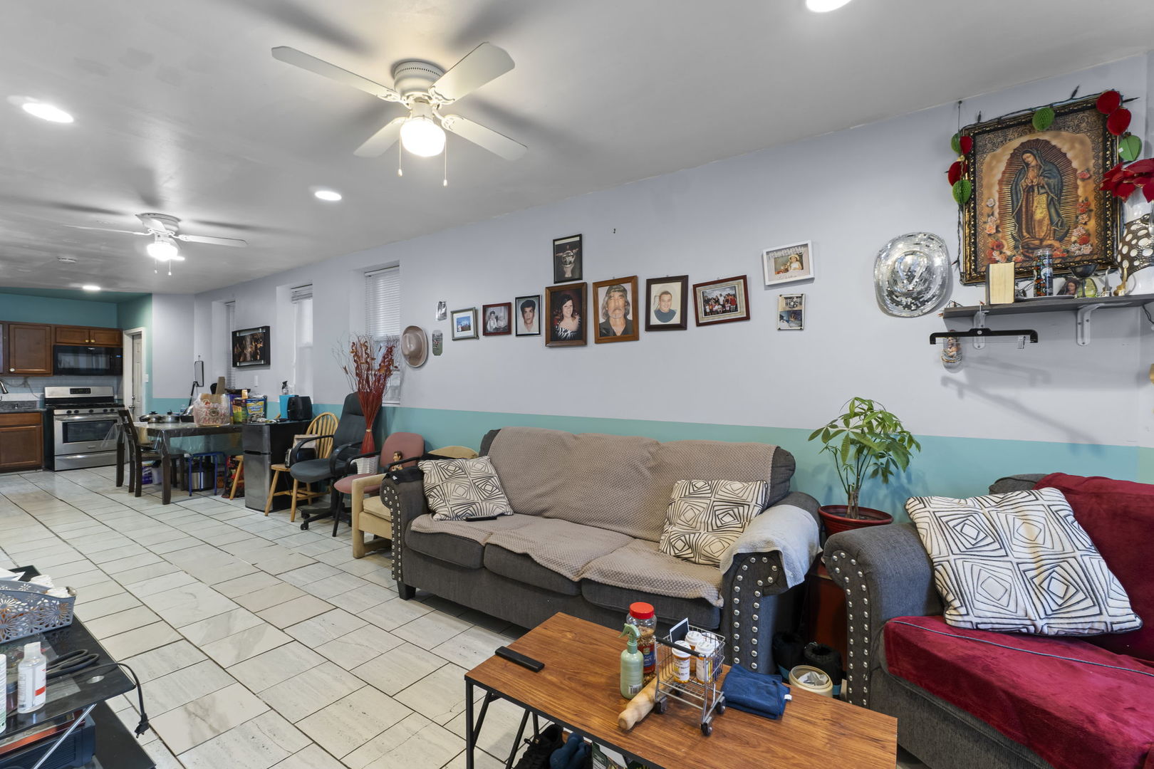 4920 West Iowa Street Chicago, IL 60651 - Photo 26 of 33 a living room with furniture and wooden floor