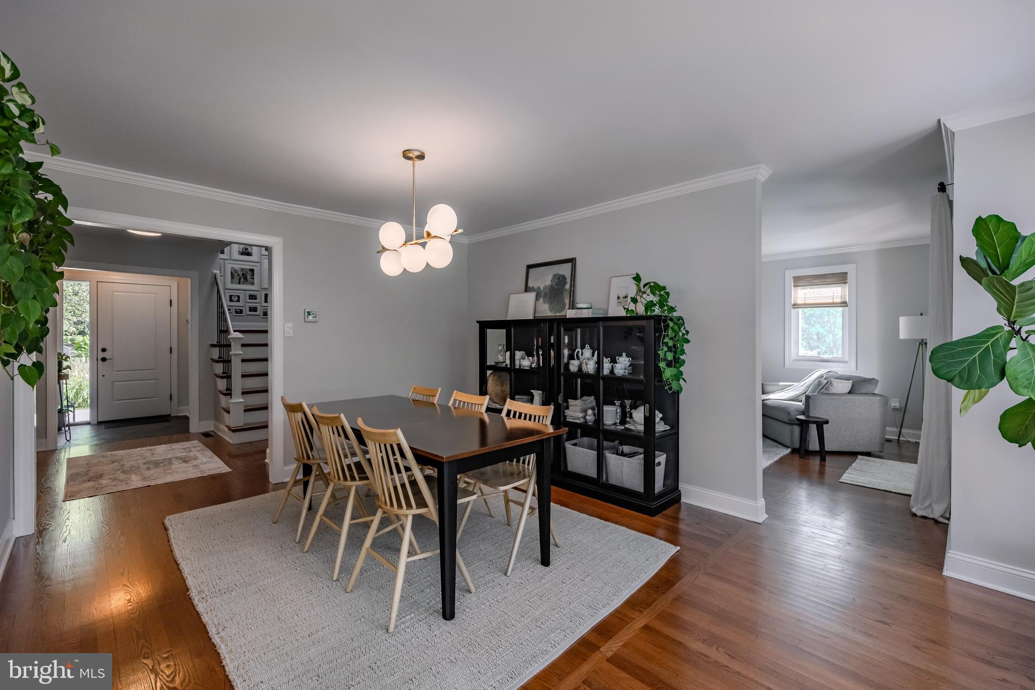 65 Roberts Road Newtown Square, PA 19073 - Photo 13 of 53 a view of a dining room with furniture and wooden floor