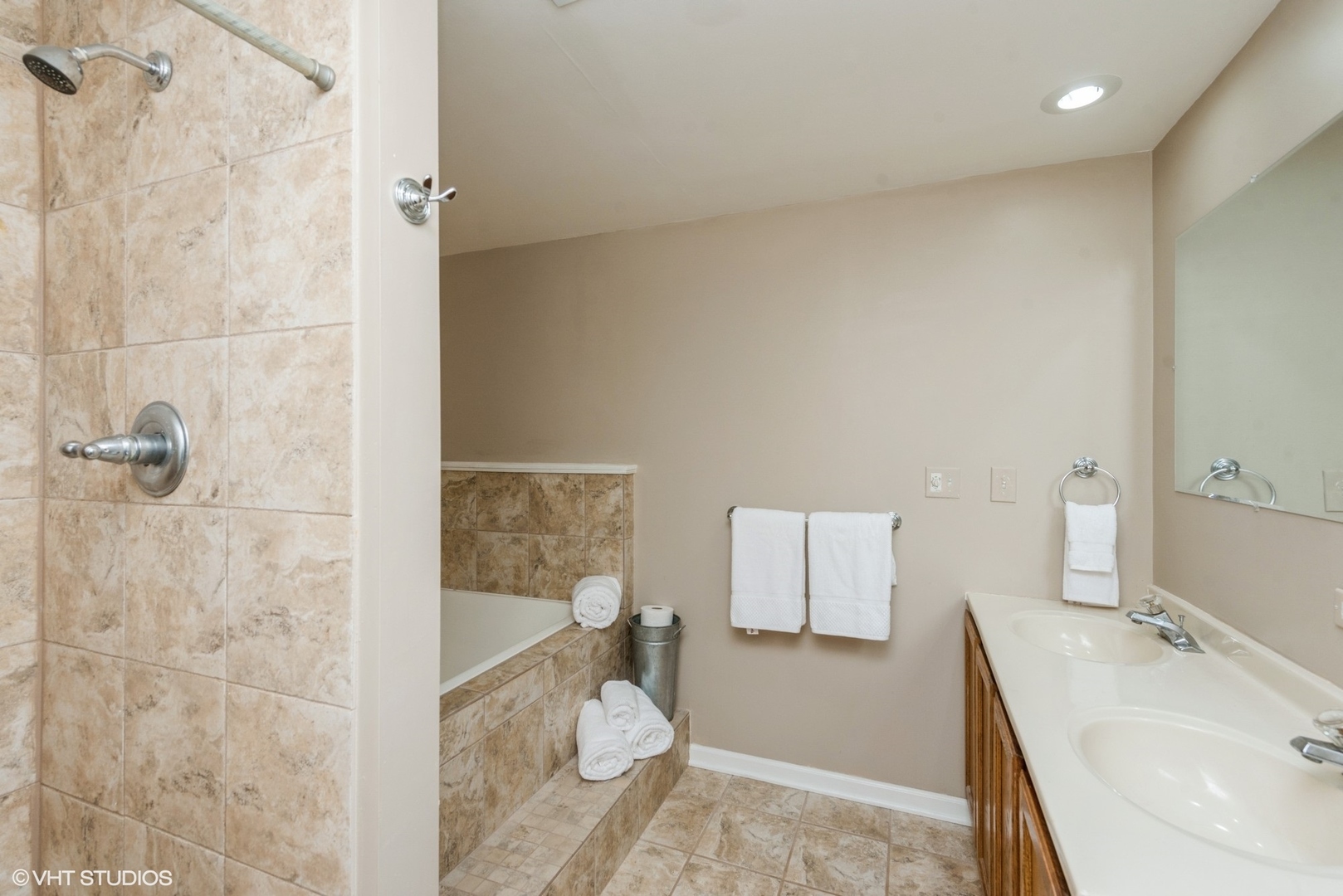 24717 West Caine Road Ingleside, IL 60041 - Photo 14 of 40 a bathroom with a bathtub and shower