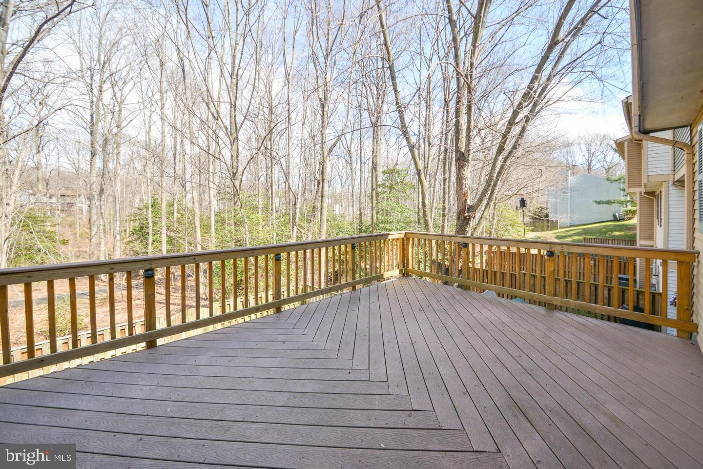 2331 Middle Creek Lane Reston, VA 20191 - Photo 2 of 15 Large Trex Deck off the Kitchen