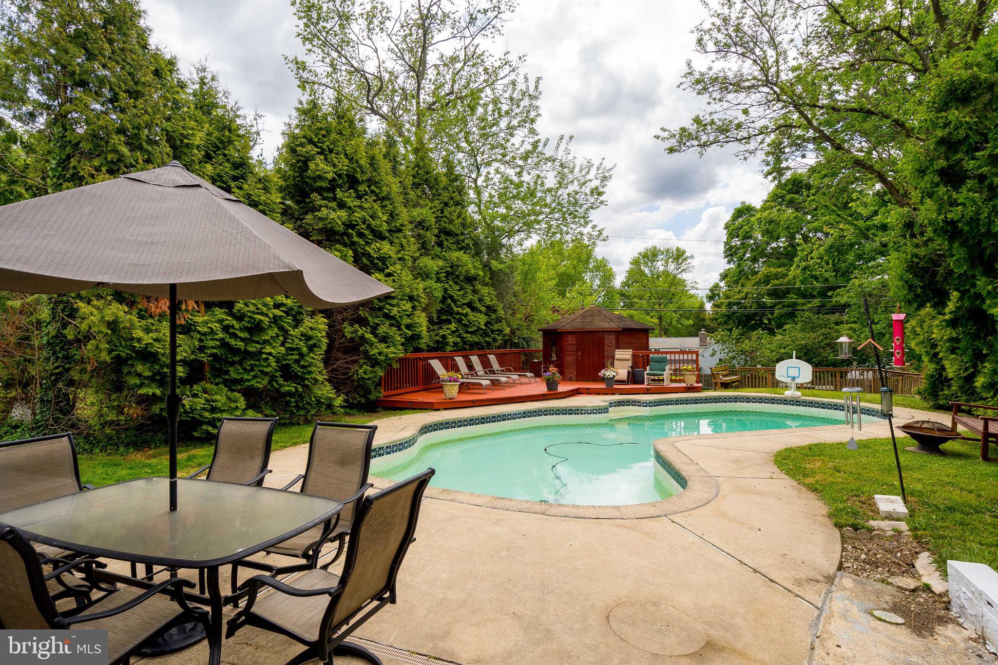 722 Yale Road Bala Cynwyd, PA 19004 - Photo 42 of 45 Backyard with Pool