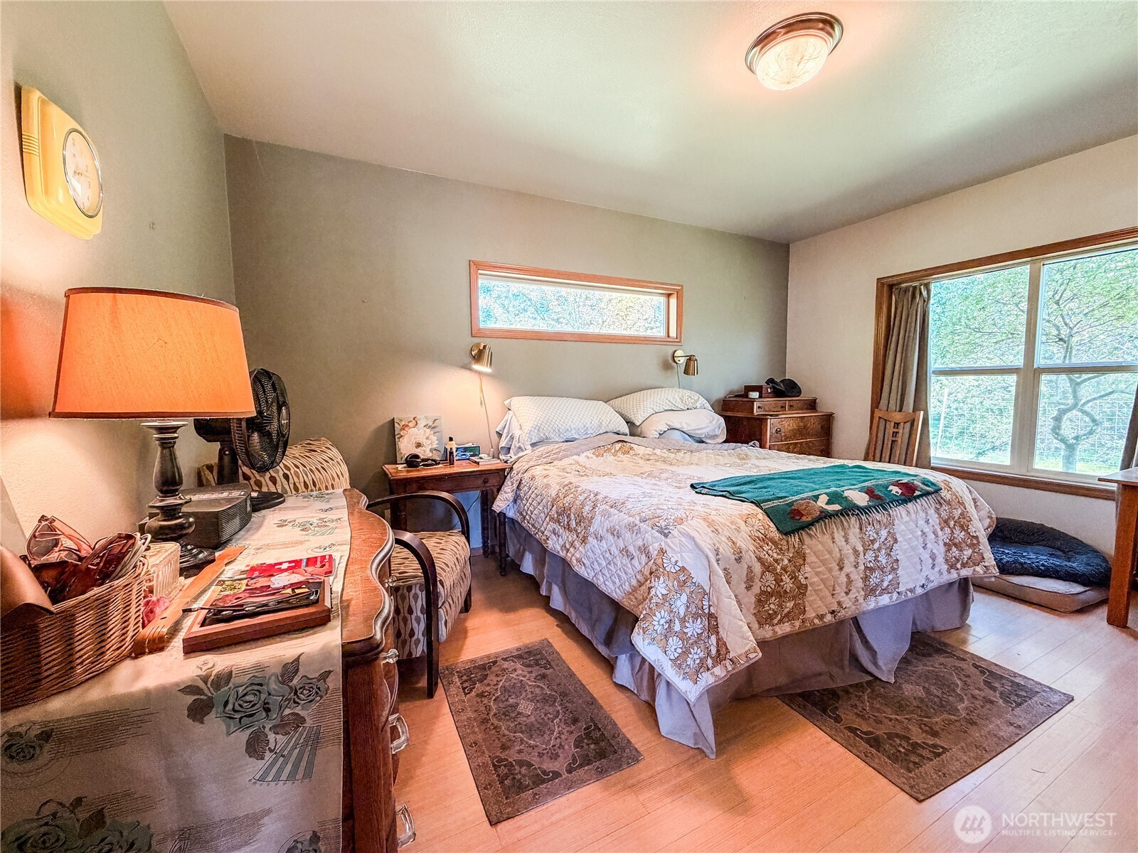 5178 Orcas Road Orcas Island, WA 98245 - Photo 16 of 28 a bedroom with a bed and a window