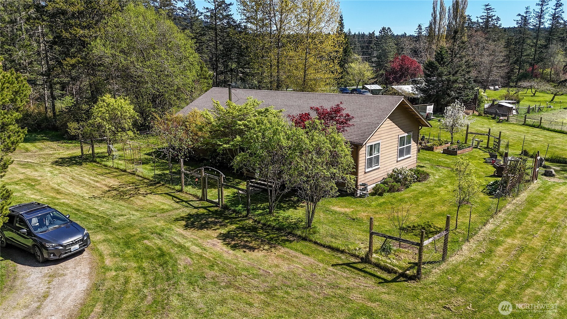 5178 Orcas Road Orcas Island, WA 98245 - Photo 2 of 28 a view of backyard with swimming pool and outdoor seating
