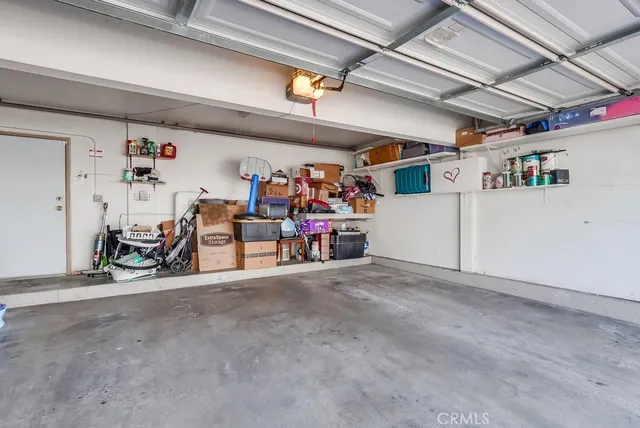 a house with white door