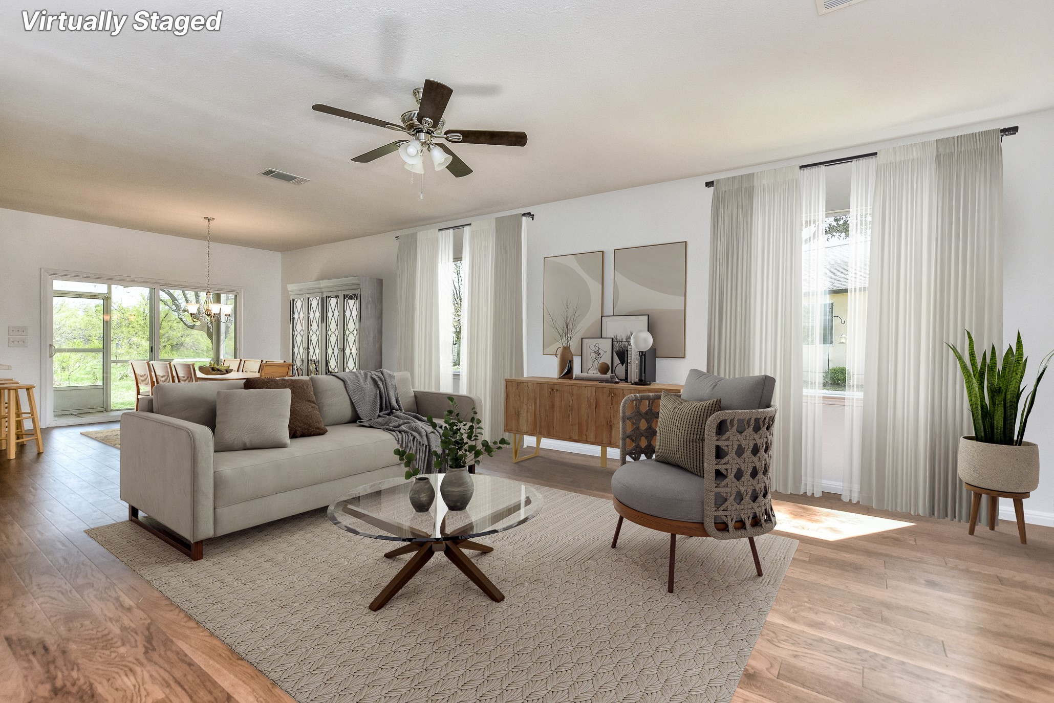 203 Scurry Pass Georgetown, TX 78633 - Photo 1 of 1 virtually staged great room