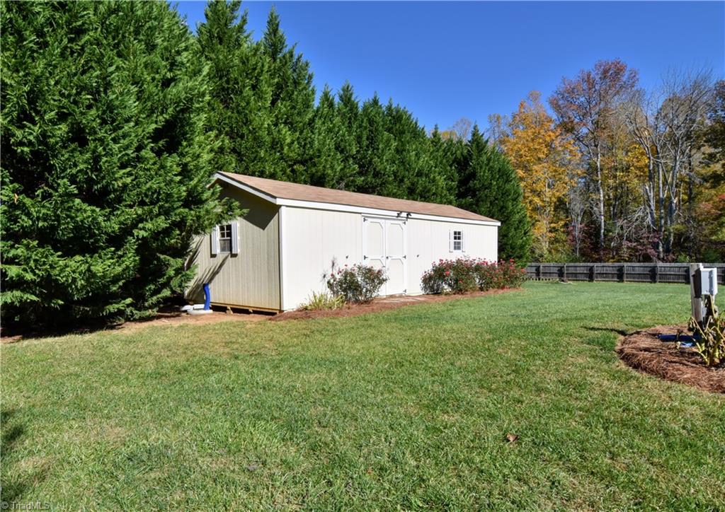 111 Montclair Drive Advance, NC 27006 - Photo 40 of 44 Large outside storage building, handyman's delight!