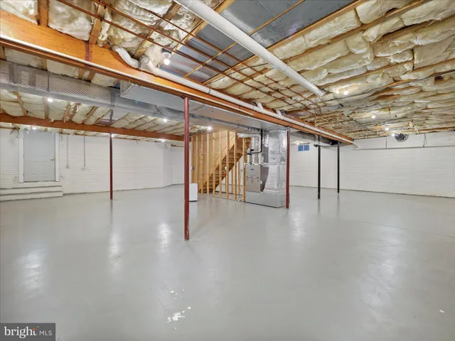 a view of a water heater room