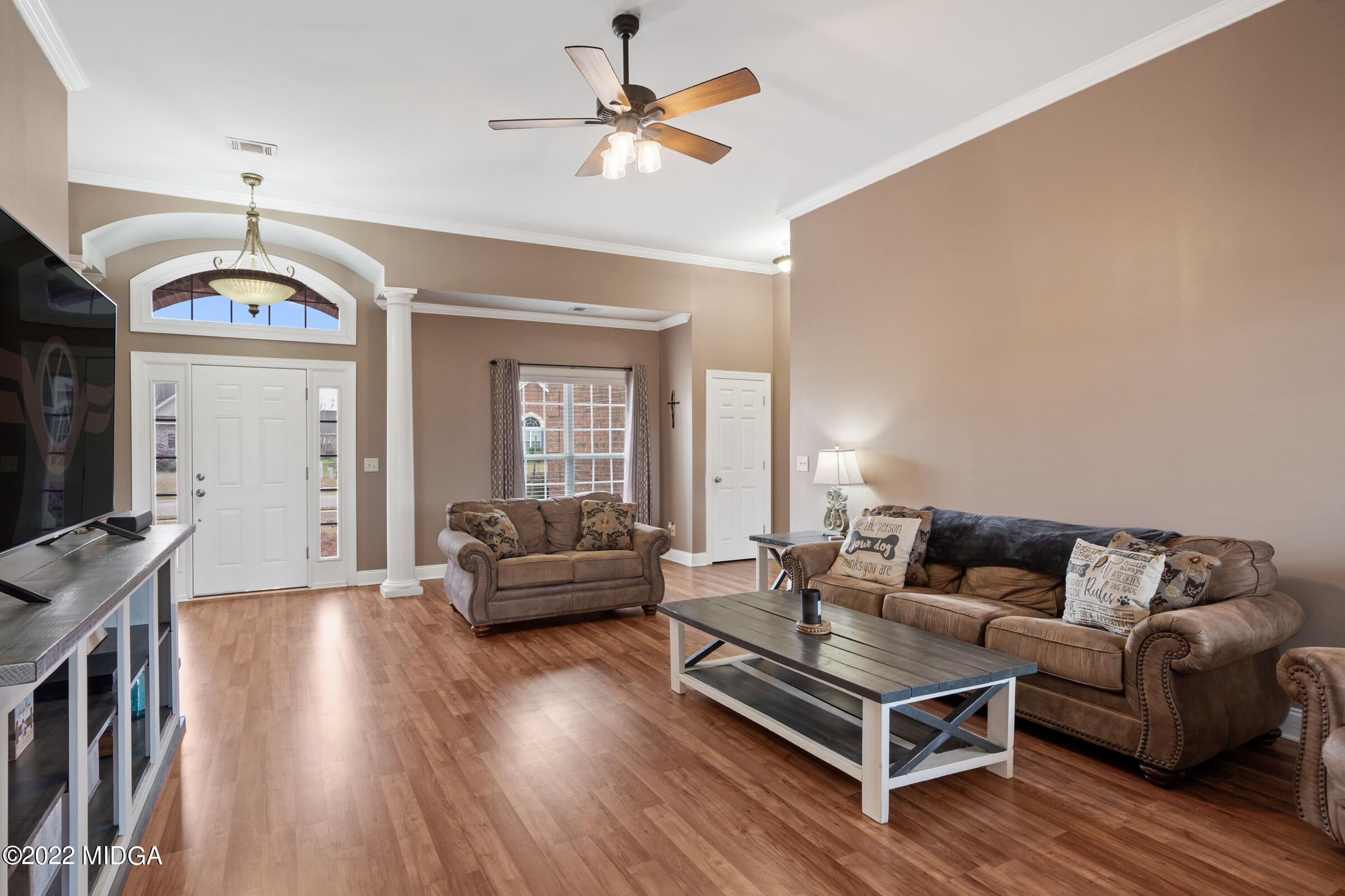 115 Caleb Way Byron, GA 31008 - Photo 9 of 24 Living Room and Front Door