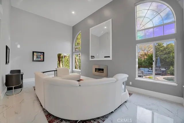 a kitchen with a stove and cabinets
